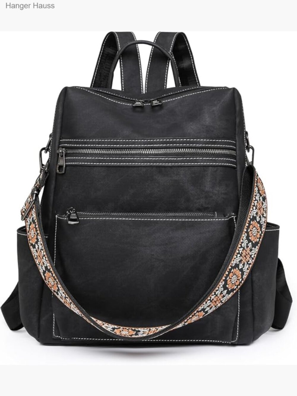Large Travel Backpack Purse Convertible Multipurpose Handbag